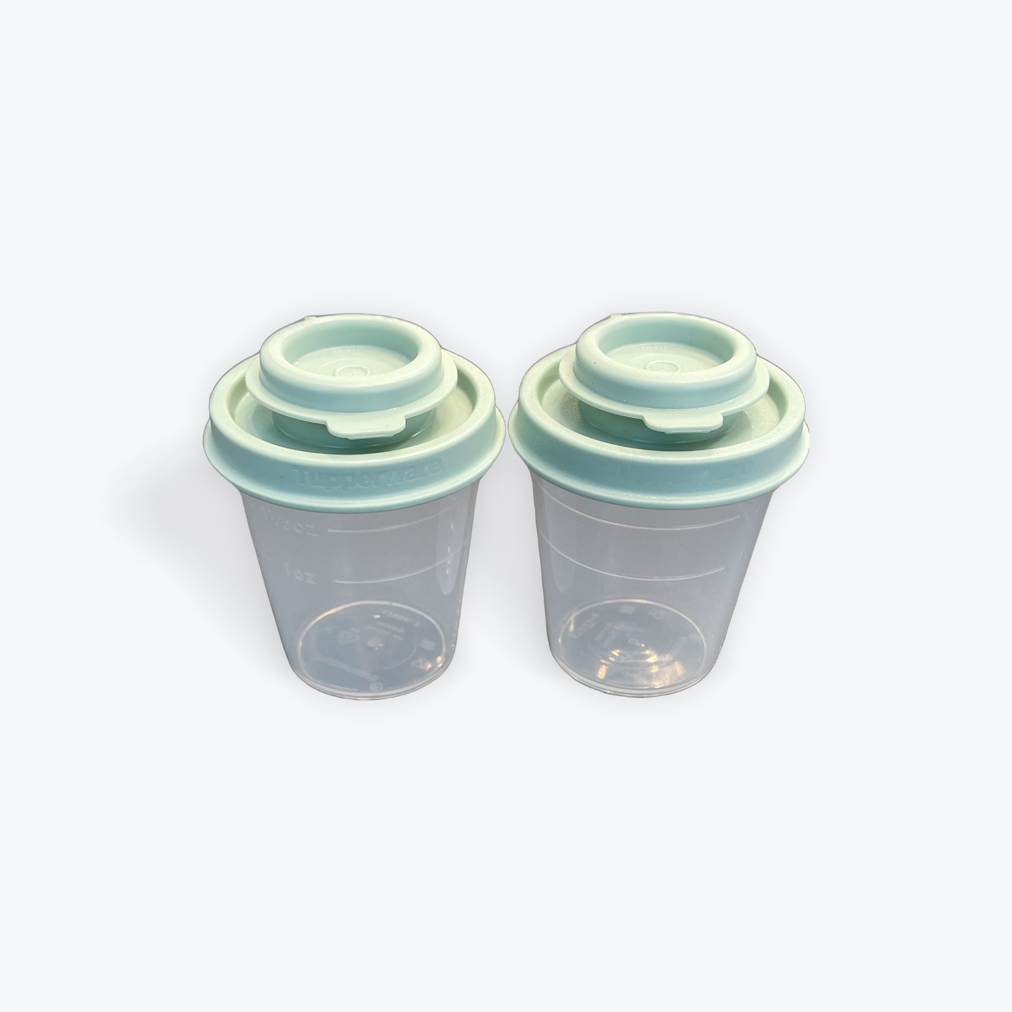 Salière Et Poivrière Tupperware Allegra – Rose Saumon, 200 Ml, Plastique (neuf, Défauts Mineurs)